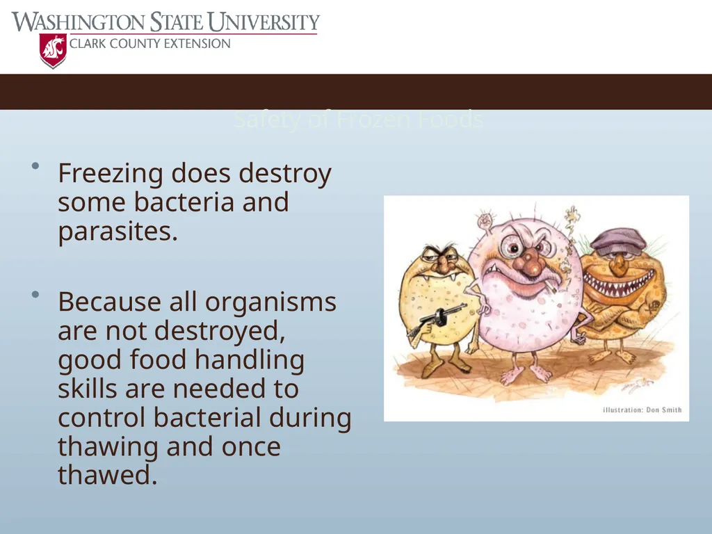 Basic Practices of Freezing Food Washington State - slide 11 of 52