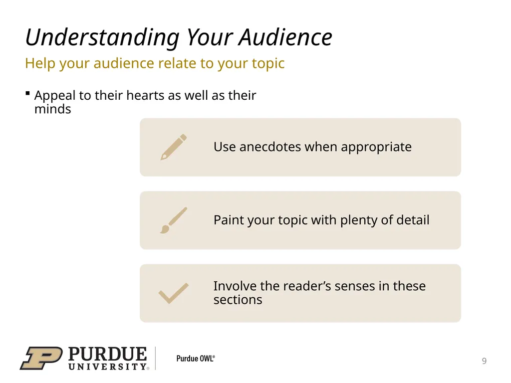 EFFECTIVE PERSUASION Developing Persuasive - slide 9 of 18