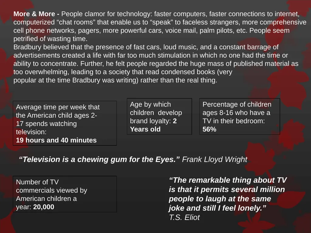 Intro to Fahrenheit 451 Lecture Notes, Background, - slide 43 of 63