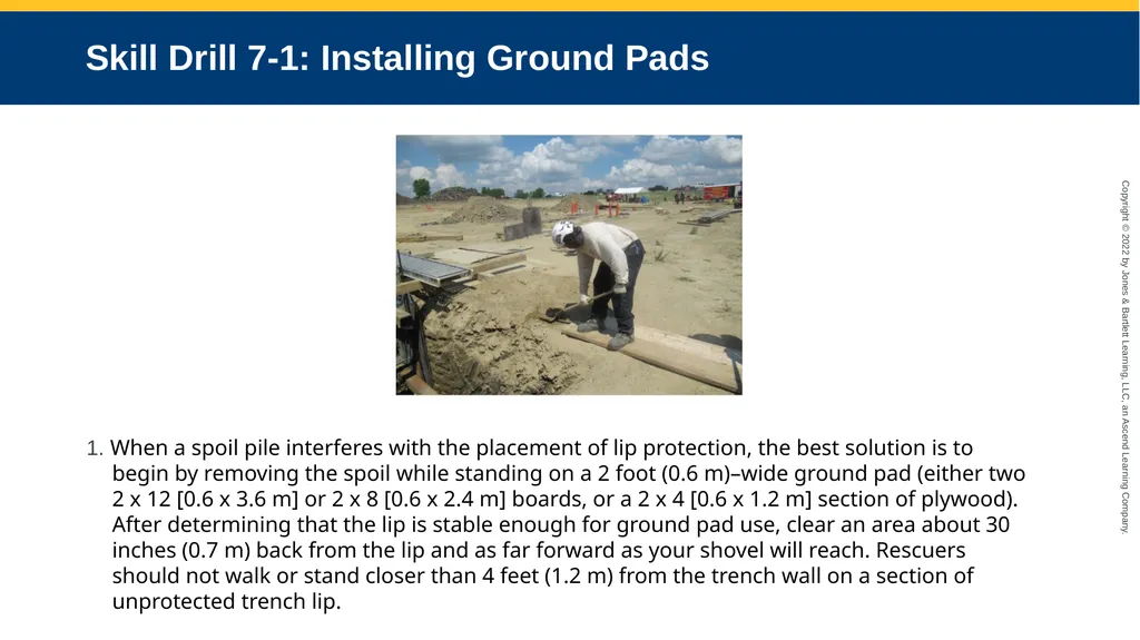 CHAPTER 7 Operations Level Trench Rescue Shoring - slide 2 of 22