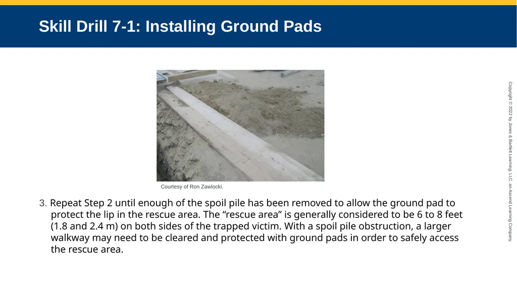 CHAPTER 7 Operations Level Trench Rescue Shoring - slide 4 of 22