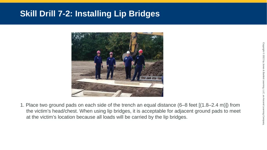 CHAPTER 7 Operations Level Trench Rescue Shoring - slide 5 of 22