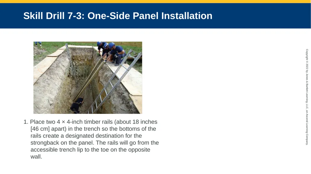 CHAPTER 7 Operations Level Trench Rescue Shoring - slide 8 of 22