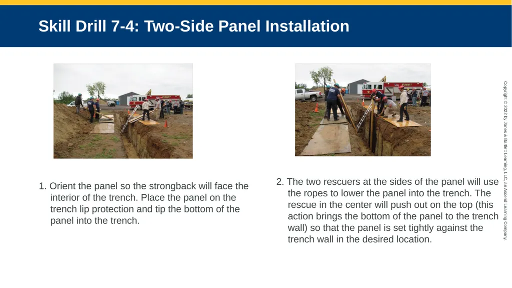 CHAPTER 7 Operations Level Trench Rescue Shoring - slide 11 of 22