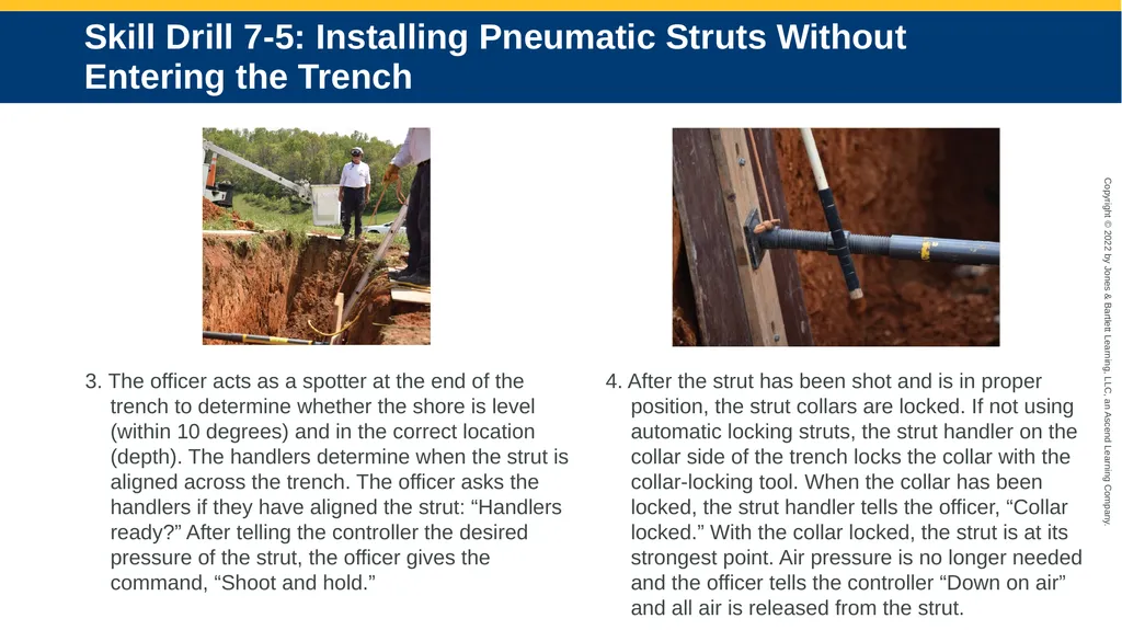 CHAPTER 7 Operations Level Trench Rescue Shoring - slide 14 of 22