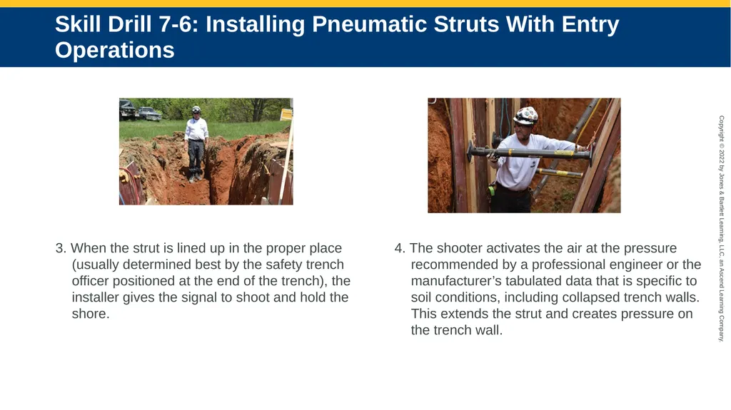 CHAPTER 7 Operations Level Trench Rescue Shoring - slide 17 of 22
