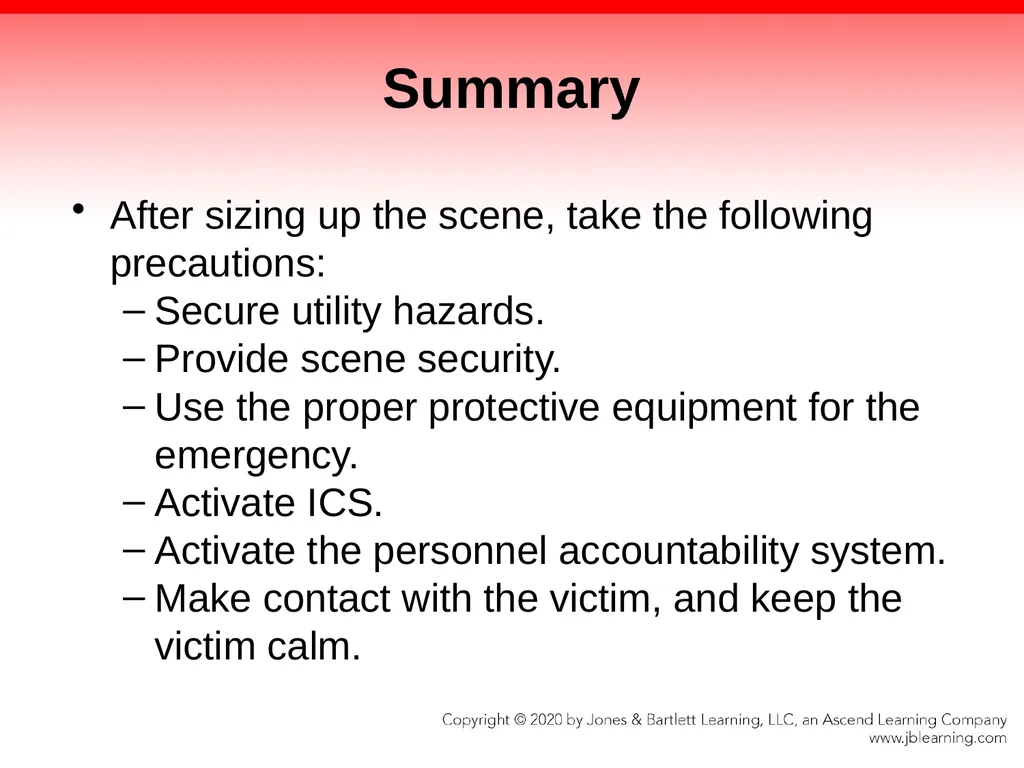 CHAPTER 25 Assisting Special Rescue Teams - slide 130 of 139