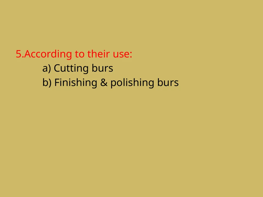ROTARY INSTRUMENTS IN OPERATIVE DETISTRY SIBAR - slide 33 of 83