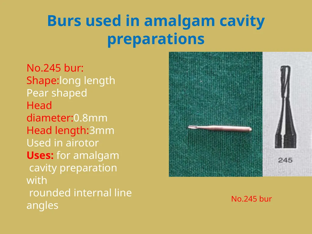 ROTARY INSTRUMENTS IN OPERATIVE DETISTRY SIBAR - slide 47 of 83