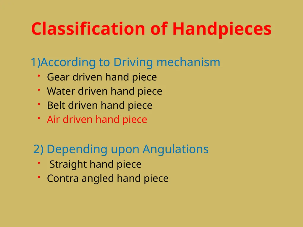 ROTARY INSTRUMENTS IN OPERATIVE DETISTRY SIBAR - slide 11 of 83