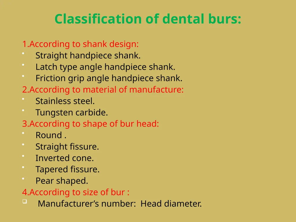 ROTARY INSTRUMENTS IN OPERATIVE DETISTRY SIBAR - slide 32 of 83