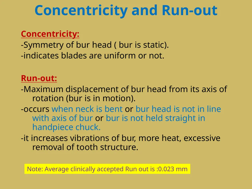 ROTARY INSTRUMENTS IN OPERATIVE DETISTRY SIBAR - slide 66 of 83