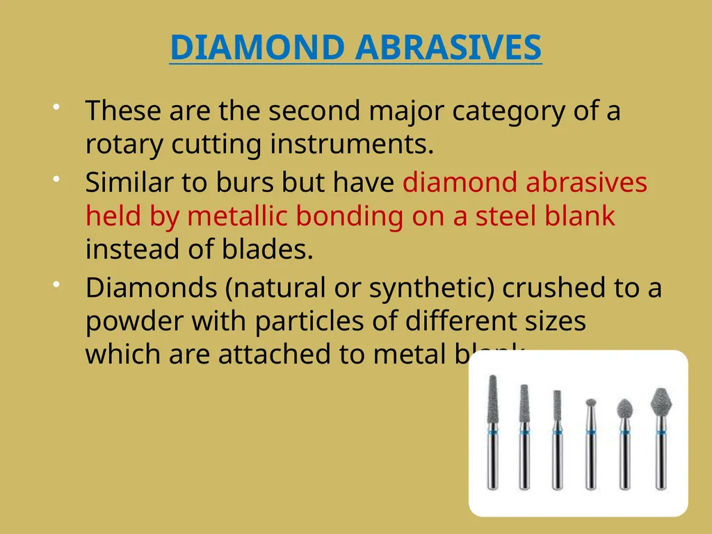 ROTARY INSTRUMENTS IN OPERATIVE DETISTRY SIBAR - slide 67 of 83