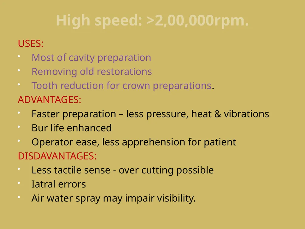 ROTARY INSTRUMENTS IN OPERATIVE DETISTRY SIBAR - slide 81 of 83