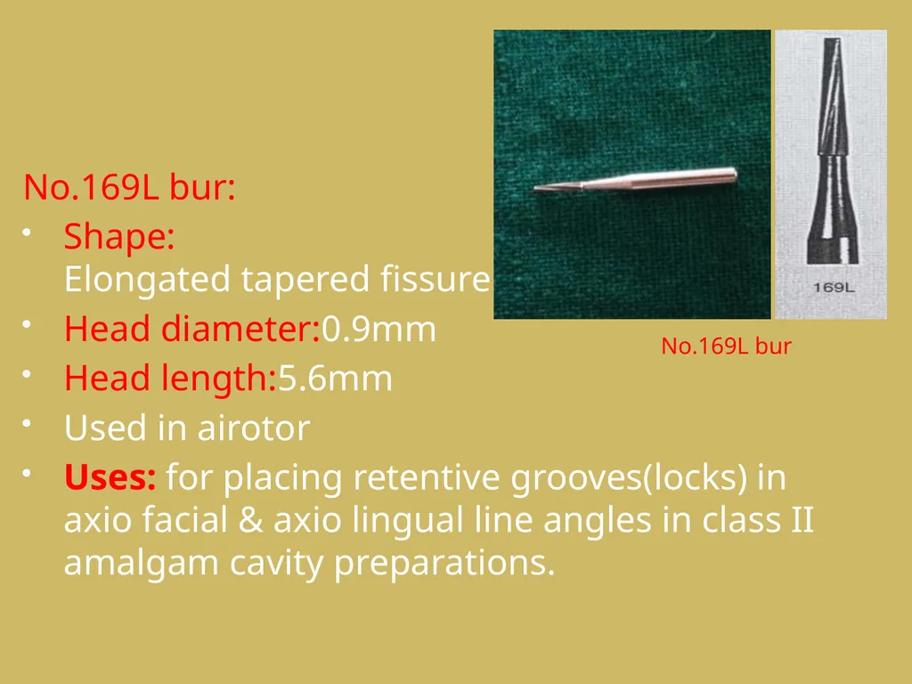 ROTARY INSTRUMENTS IN OPERATIVE DETISTRY SIBAR - slide 48 of 83