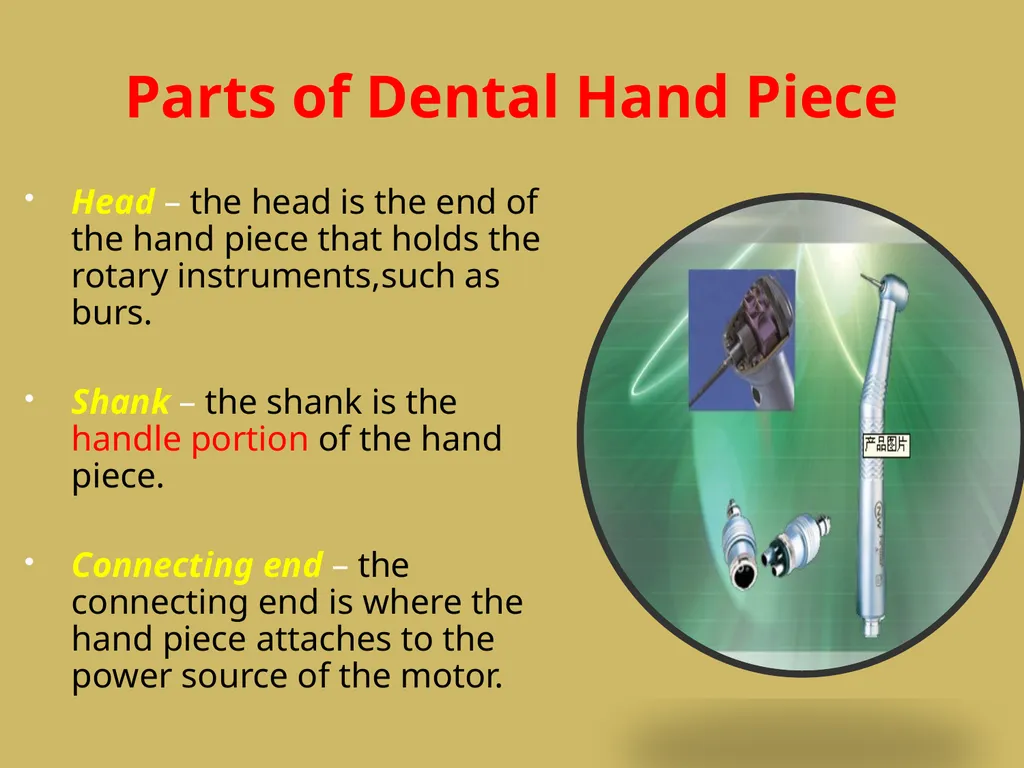 ROTARY INSTRUMENTS IN OPERATIVE DETISTRY SIBAR - slide 10 of 83