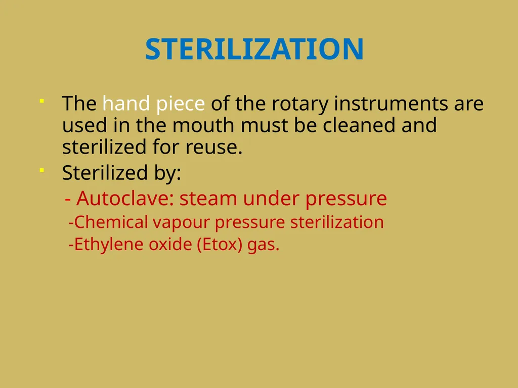 ROTARY INSTRUMENTS IN OPERATIVE DETISTRY SIBAR - slide 28 of 83