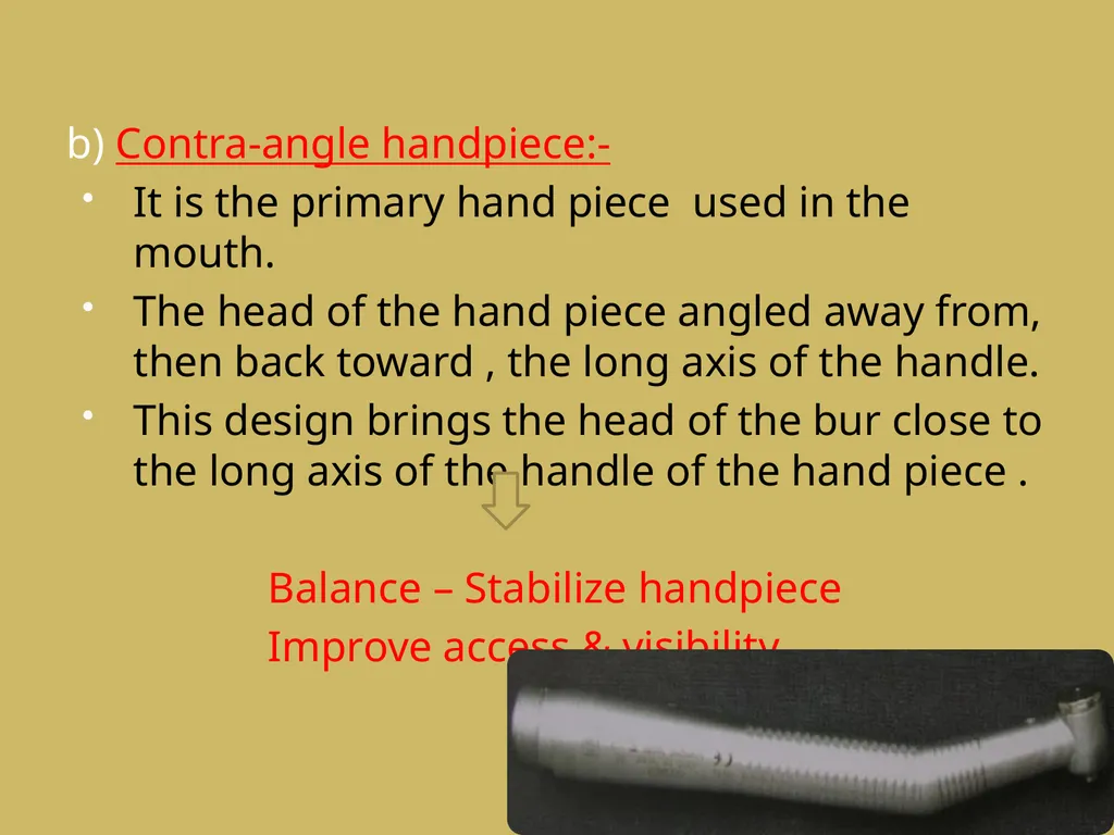 ROTARY INSTRUMENTS IN OPERATIVE DETISTRY SIBAR - slide 15 of 83