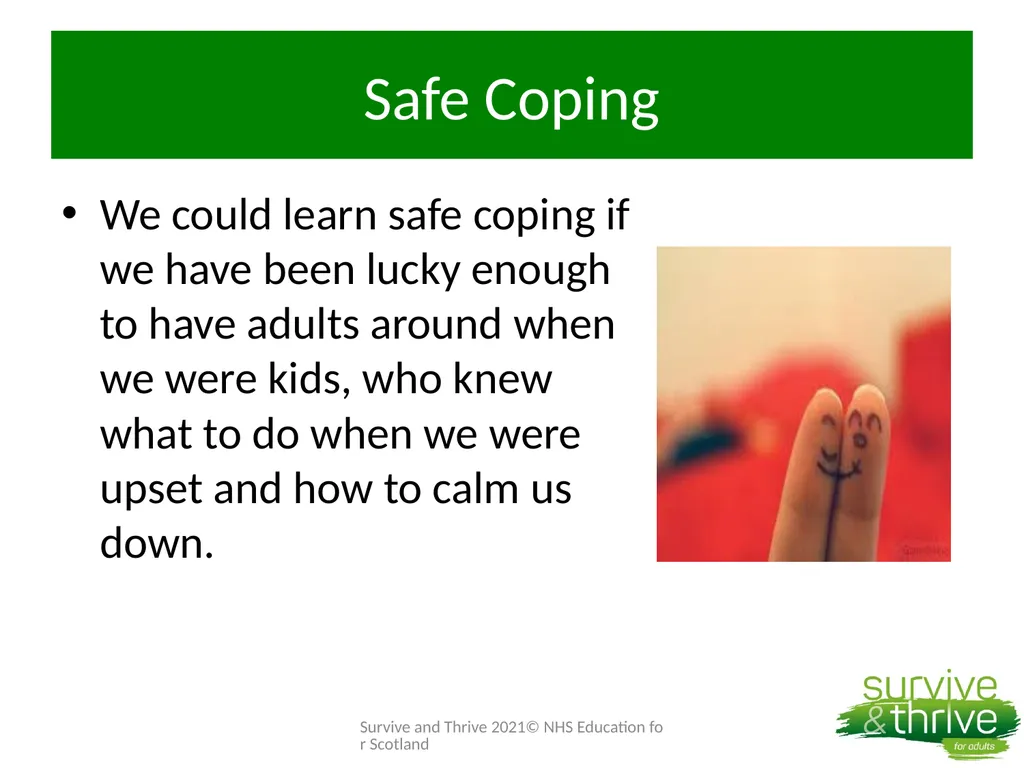 Week 4: Surviving the Surviving Welcome Back How - slide 12 of 43