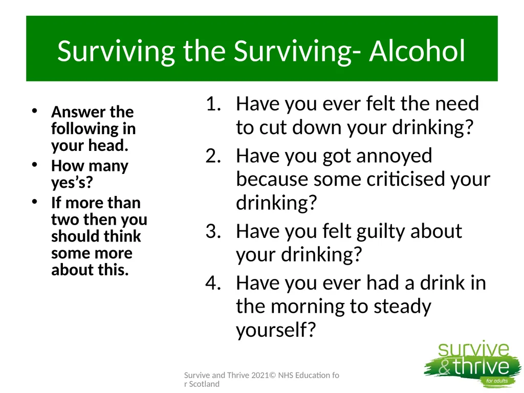 Week 4: Surviving the Surviving Welcome Back How - slide 27 of 43