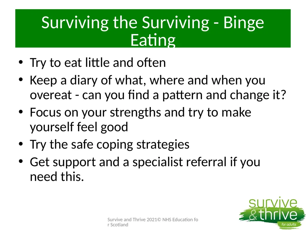 Week 4: Surviving the Surviving Welcome Back How - slide 37 of 43
