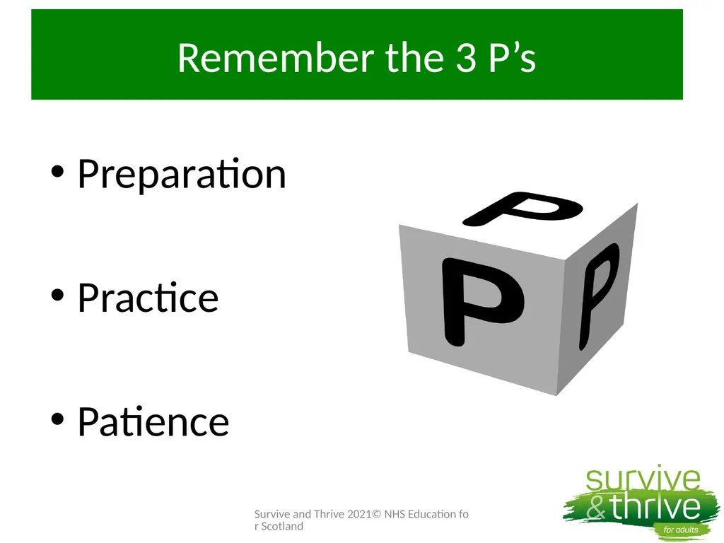 Week 4: Surviving the Surviving Welcome Back How - slide 40 of 43