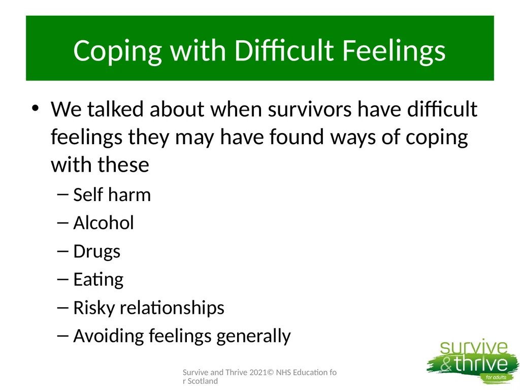 Week 4: Surviving the Surviving Welcome Back How - slide 6 of 43