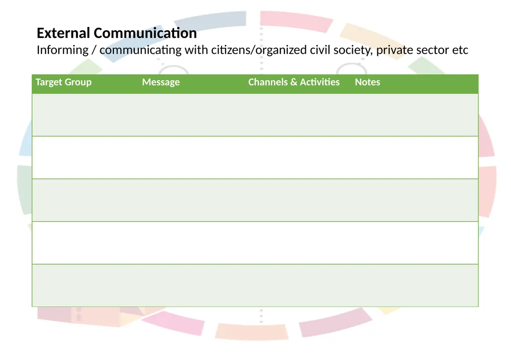 Quick Guide 6 Steps to developing a Communication - slide 3 of 3