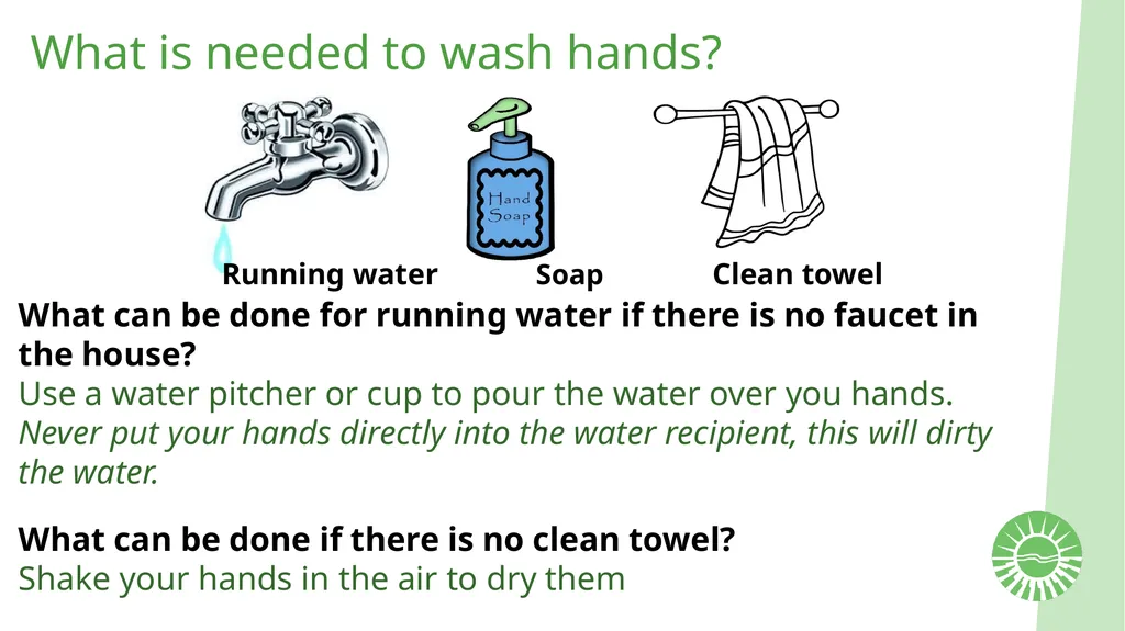 Proper Handwashing What are we learning today? Why - slide 7 of 14