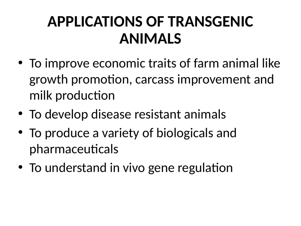 VBC-321 Animal Biotechnology Animal Cloning - slide 6 of 13