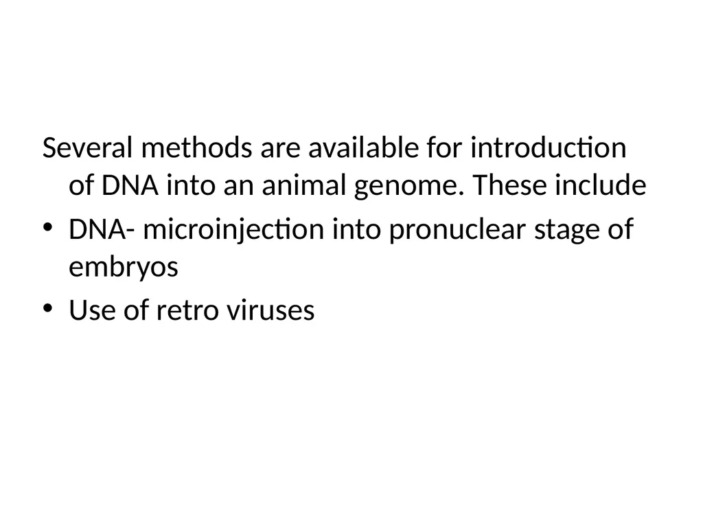 VBC-321 Animal Biotechnology Animal Cloning - slide 4 of 13