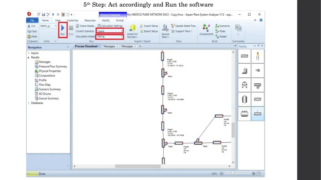 MEKPCO FLARE NETWORK DESIGN ASPEN FLARENET Flare - slide 17 of 112