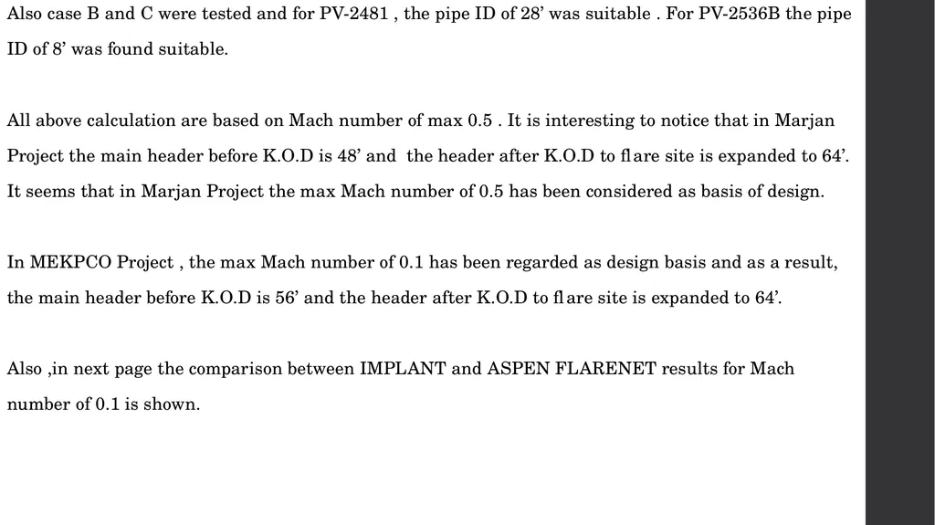 MEKPCO FLARE NETWORK DESIGN ASPEN FLARENET Flare - slide 20 of 112