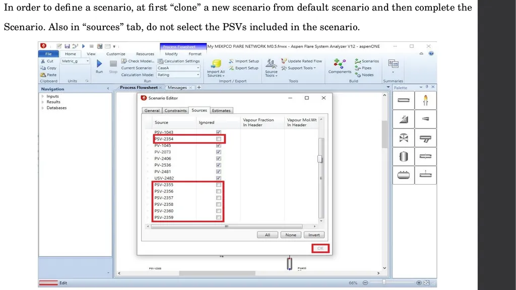 MEKPCO FLARE NETWORK DESIGN ASPEN FLARENET Flare - slide 15 of 112