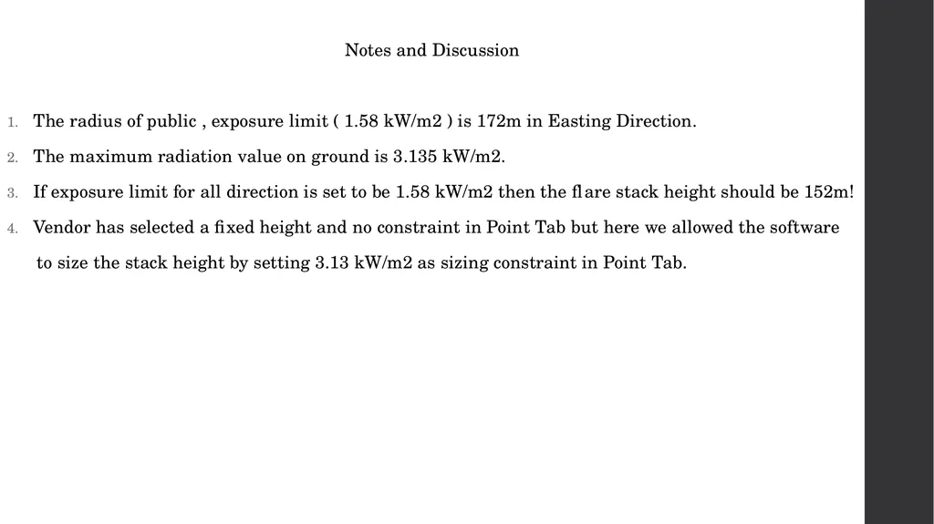 MEKPCO FLARE NETWORK DESIGN ASPEN FLARENET Flare - slide 104 of 112