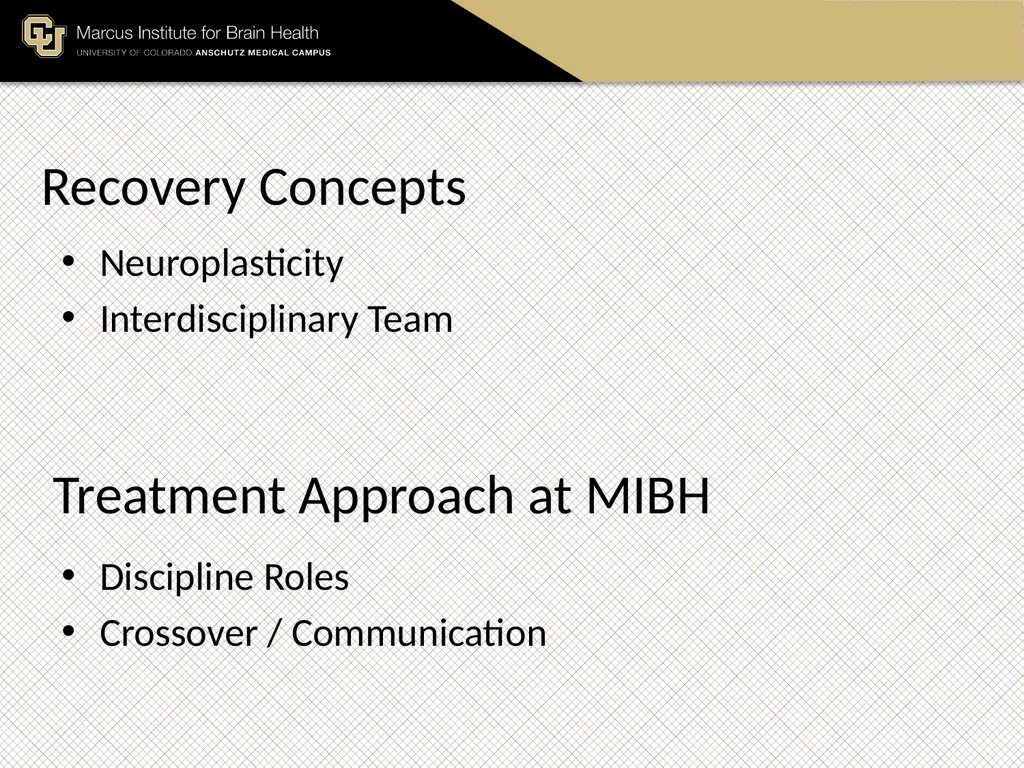 The Marcus Institute for Brain Health TBI 101 A - slide 13 of 23