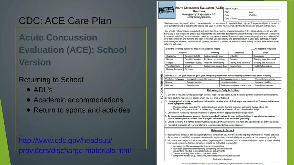 Post-Concussion: More than Return to Play Leslie - slide 41 of 49