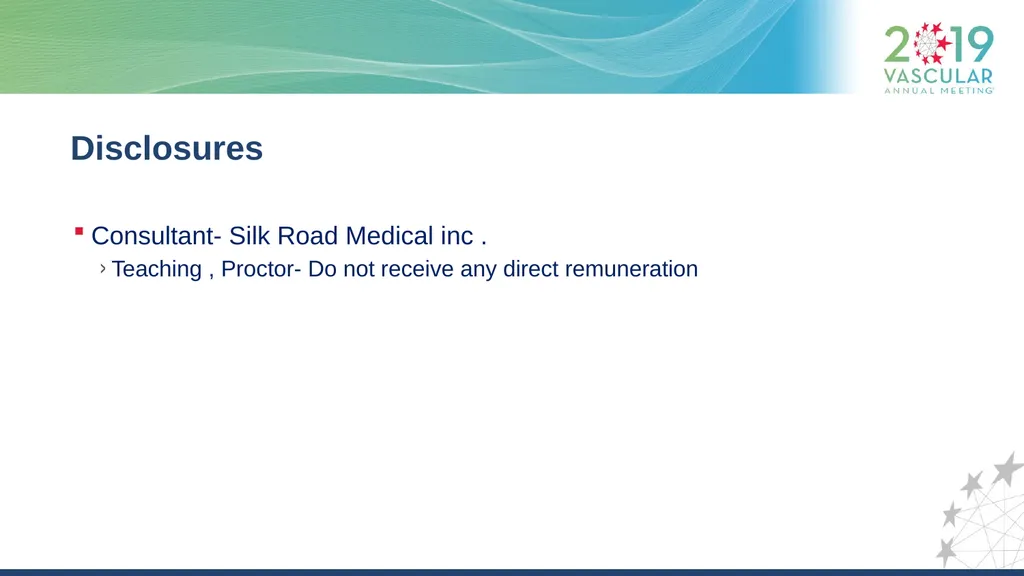 Transcarotid Artery Revascularization Technique : - slide 3 of 18