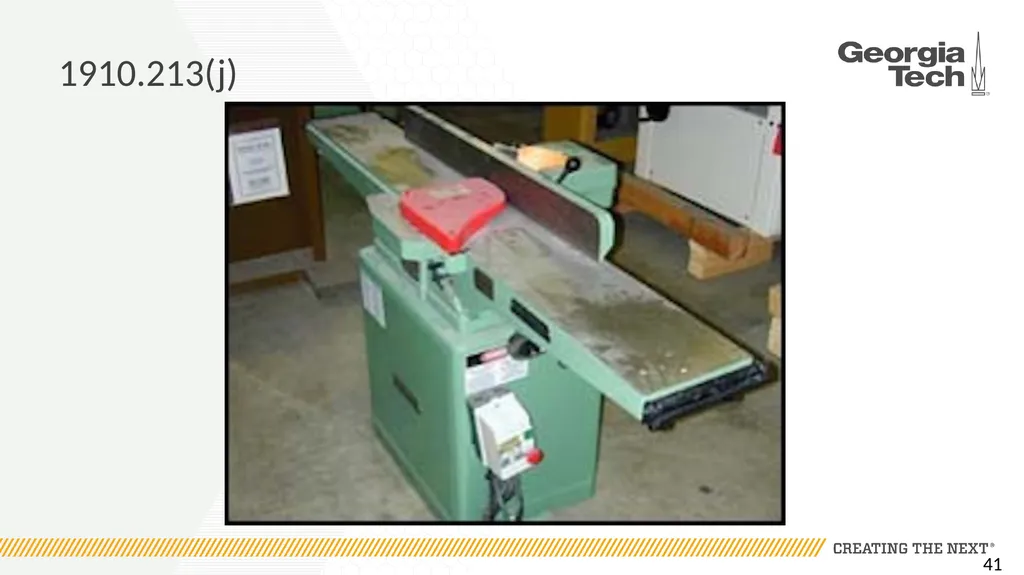 1910.213 Woodworking Machinery Requirements Main - slide 41 of 60
