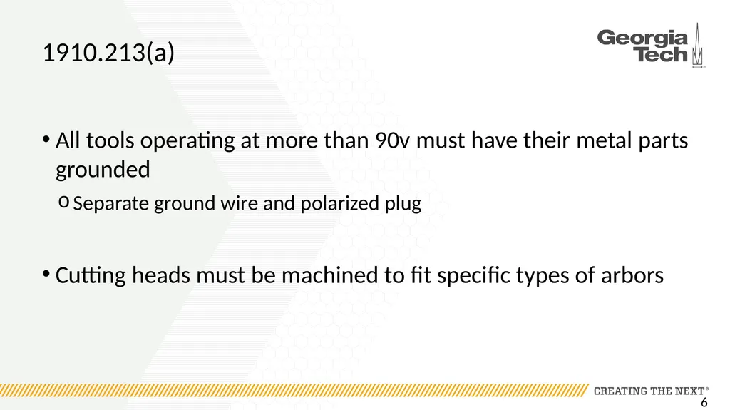 1910.213 Woodworking Machinery Requirements Main - slide 6 of 60