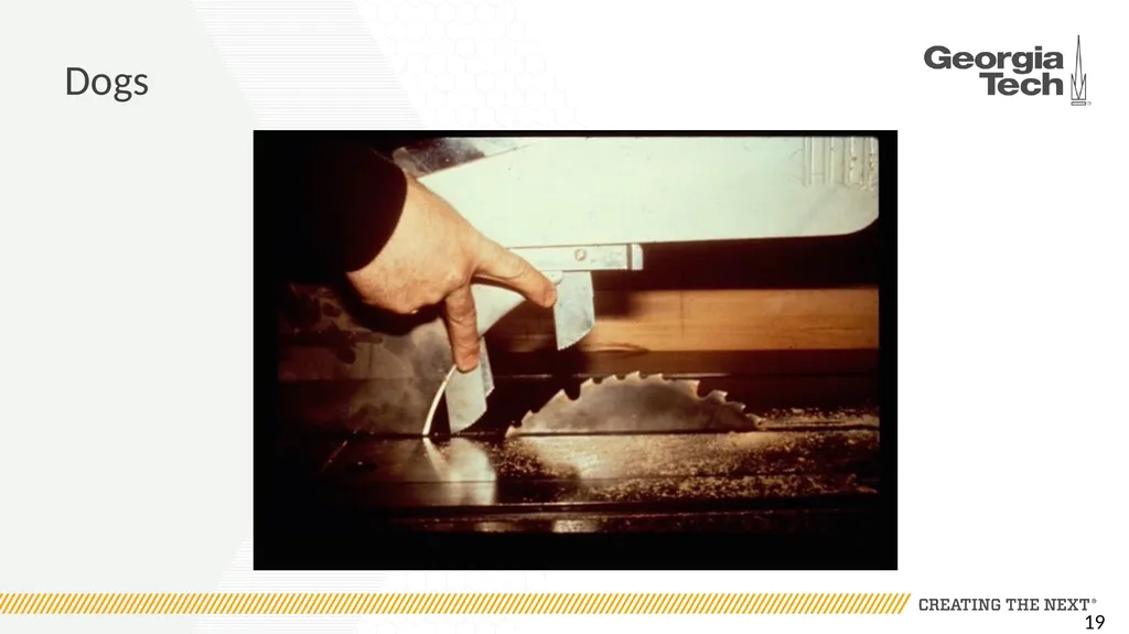 1910.213 Woodworking Machinery Requirements Main - slide 19 of 60
