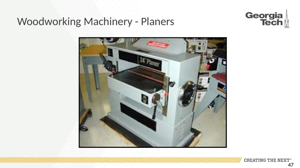 1910.213 Woodworking Machinery Requirements Main - slide 47 of 60