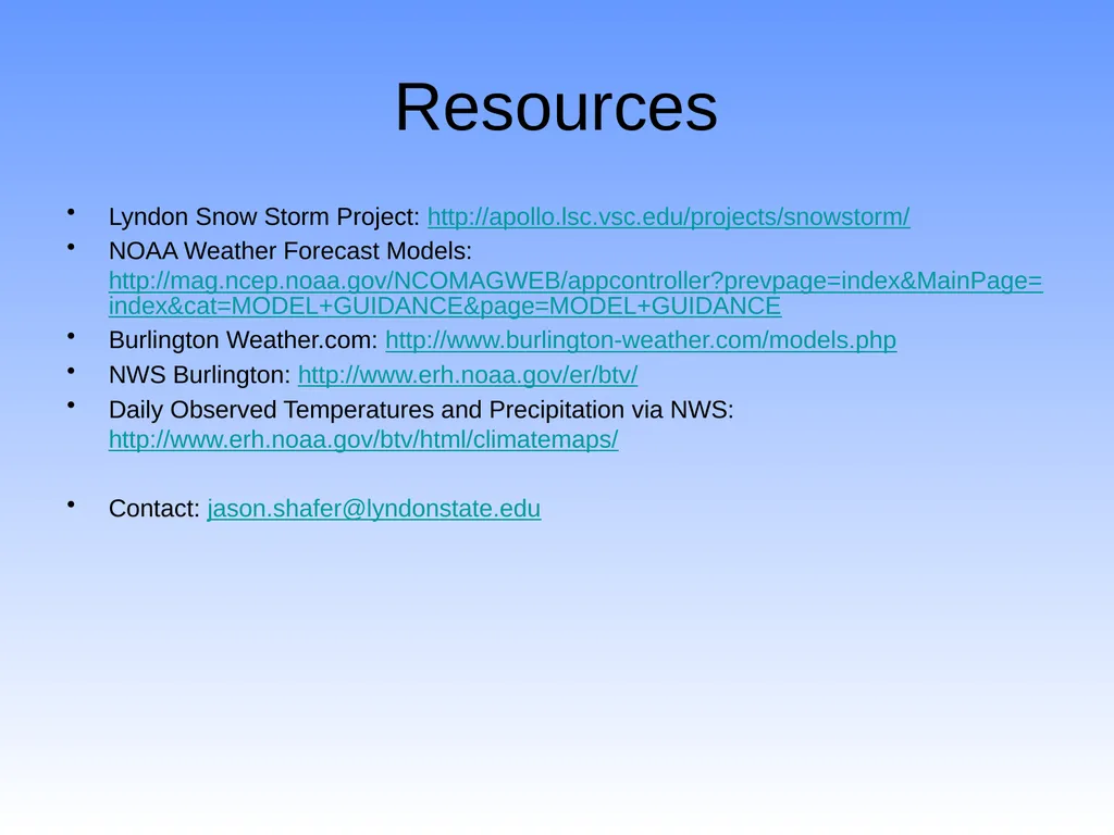 Characteristics of Northeast Winter Snow Storms - slide 52 of 52
