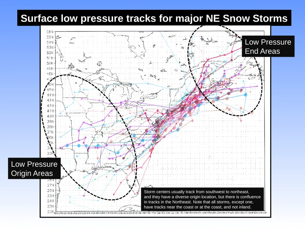 Characteristics of Northeast Winter Snow Storms - slide 9 of 52