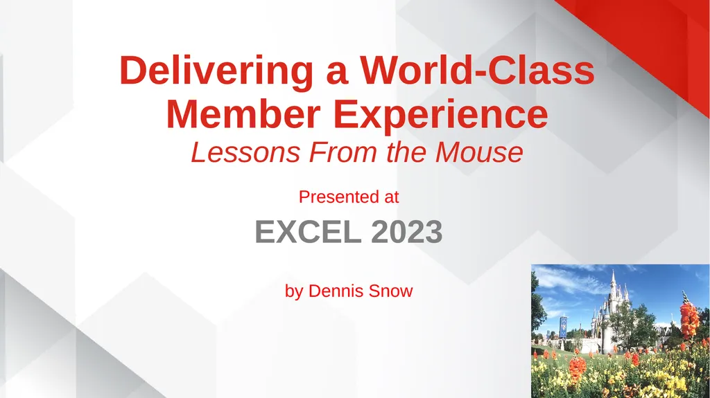 Delivering a World-Class Member Experience Lessons - slide 1 of 21
