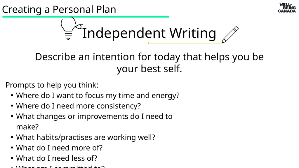 Slides 3-11 What is well-being? Learning about - slide 33 of 35