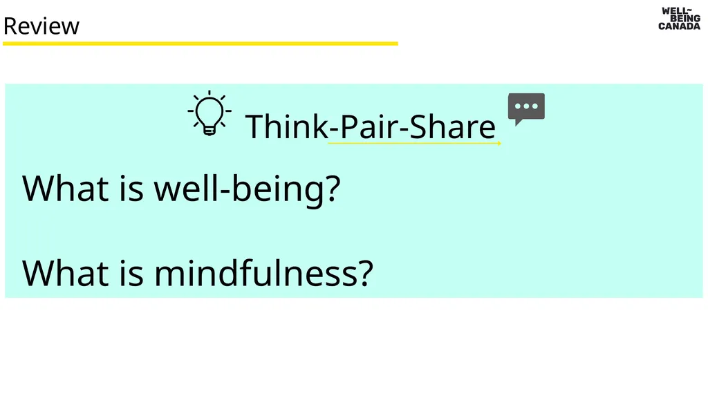 Slides 3-11 What is well-being? Learning about - slide 21 of 35