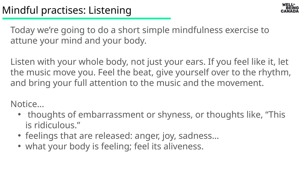 Slides 3-11 What is well-being? Learning about - slide 17 of 35