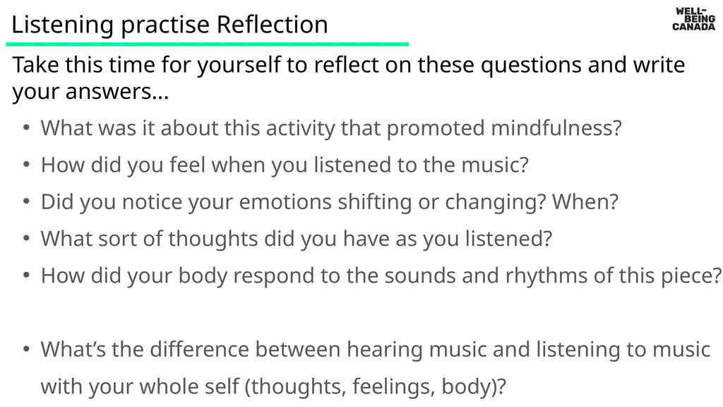 Slides 3-11 What is well-being? Learning about - slide 18 of 35
