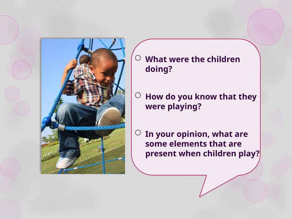 Module 3: Playing is Learning Workshop 1: Play in - slide 9 of 47